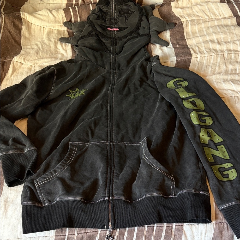 Black Zip-Up Hoodie